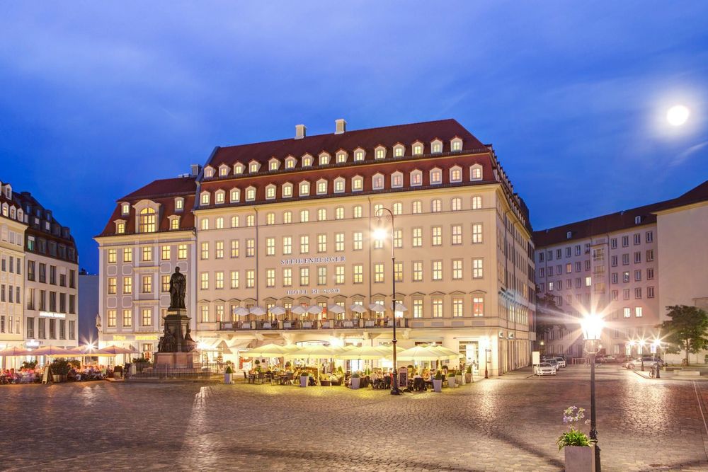 Hotell i Dresden - Steigenberger Hotel de Saxe - Utvändig vy