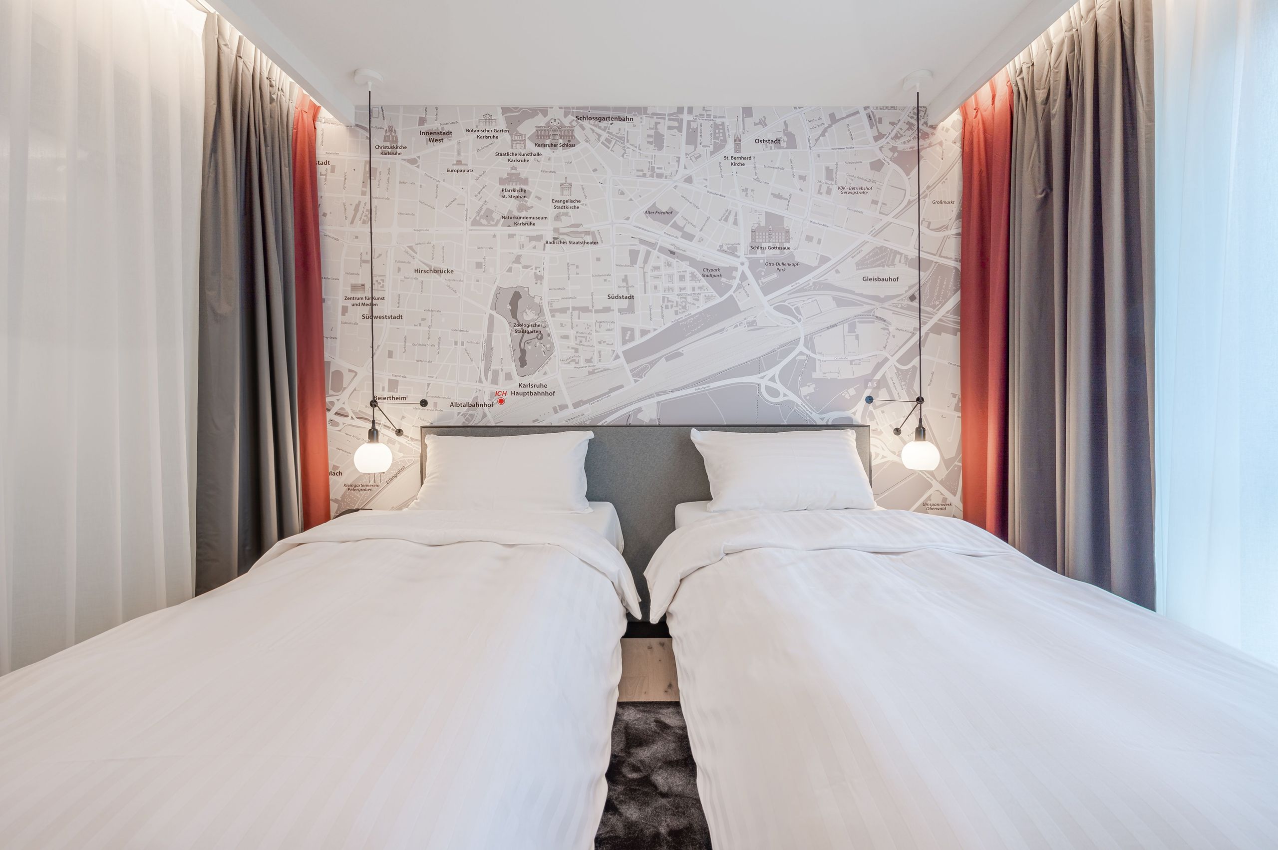 卡尔斯鲁厄商务酒店 - IntercityHotel Karlsruhe, 高级双床间