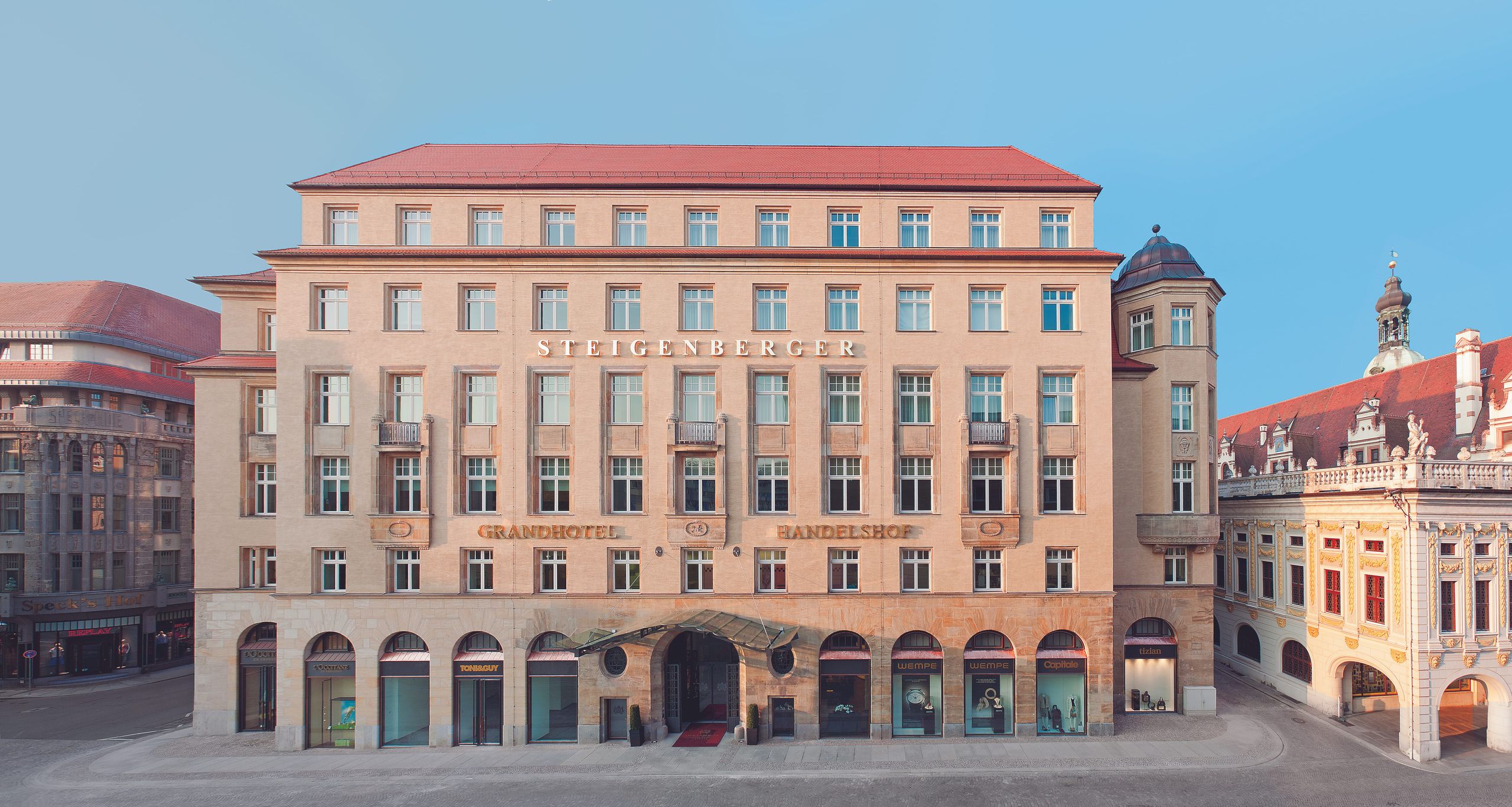 Hotel in Leipzig - Steigenberger Grandhotel Handelshof - Buitenaanzicht