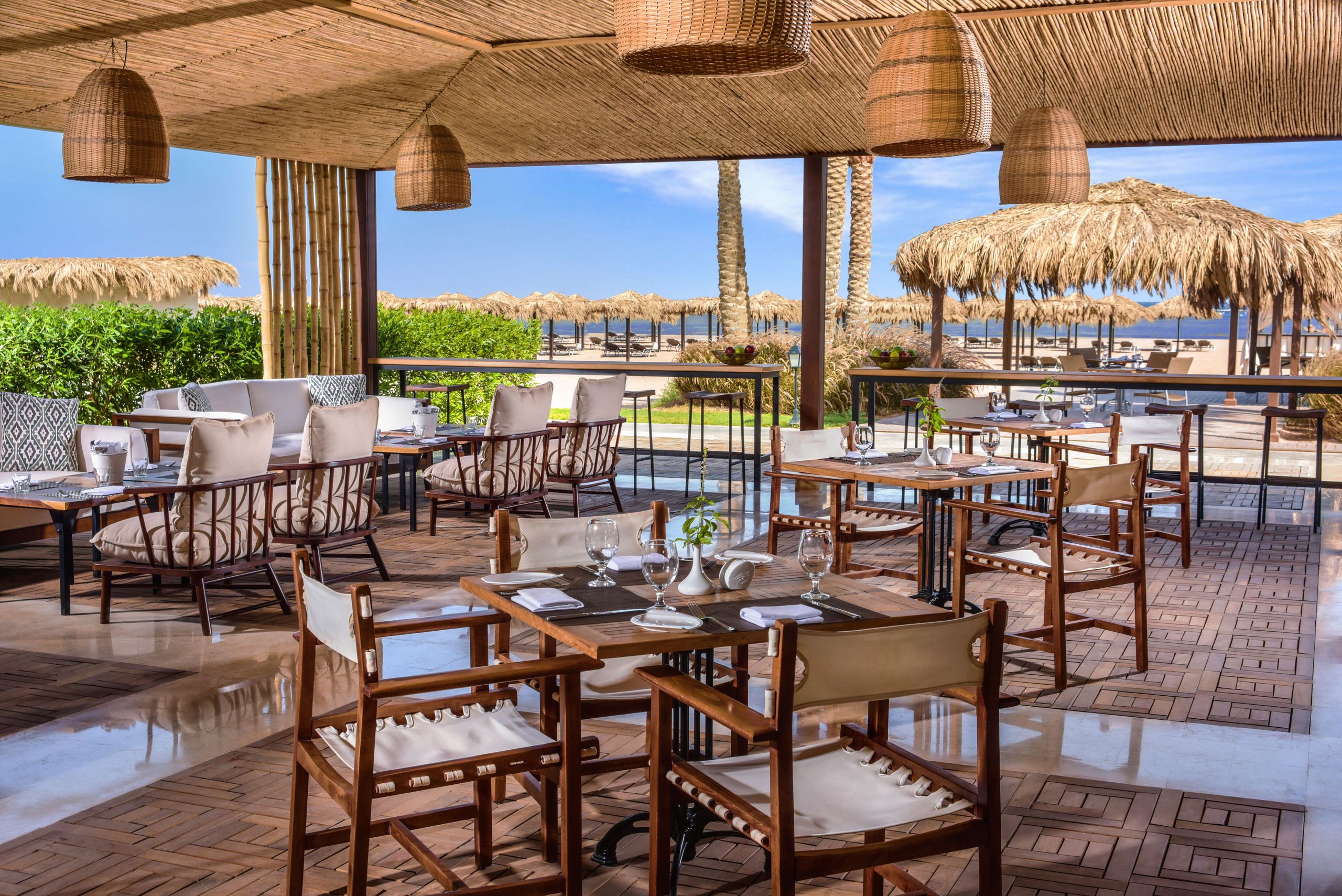 Steigenberger Alcazar - Sharm El Sheikh - Egipto - Restaurante Sanafir e Beach Bar