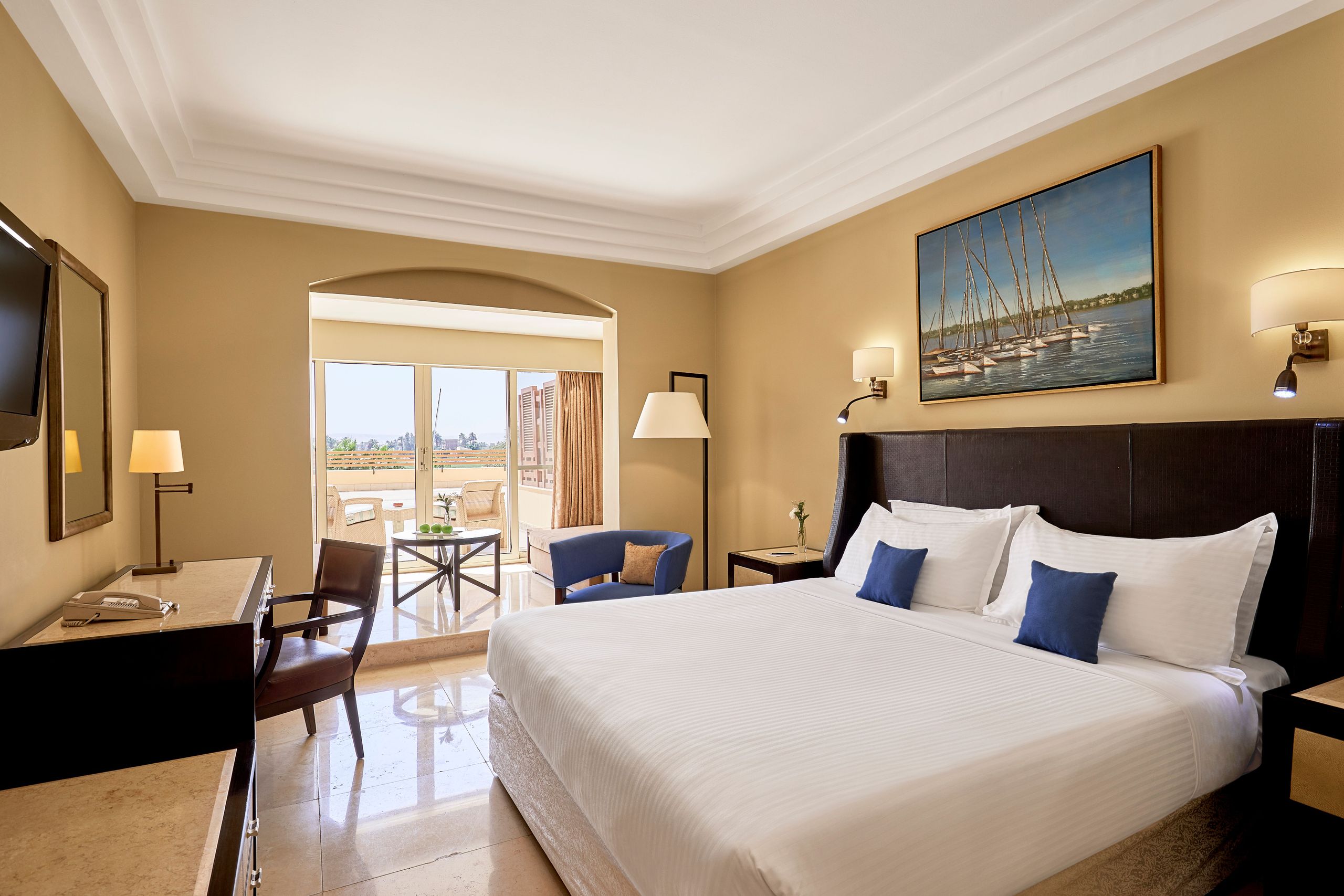 Steigenberger Achti Resort - Luxor - Deluxe-værelse med 2 enkeltsenge med Nil...