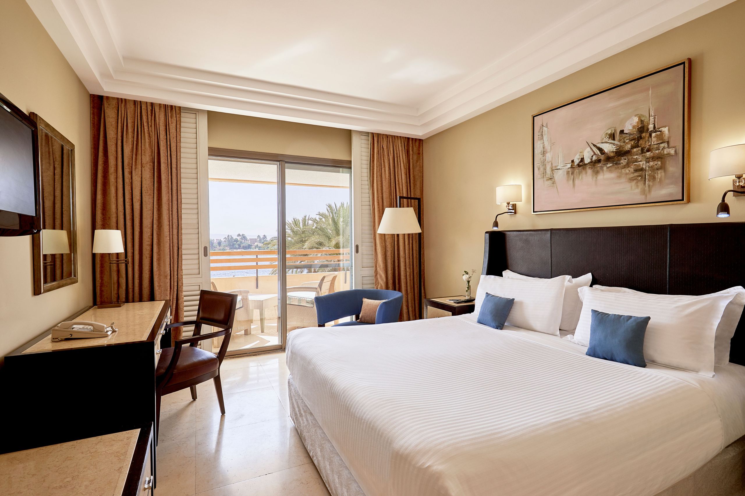 Steigenberger Achti Resort - Luxor - Superior szoba a Nílus-parton...