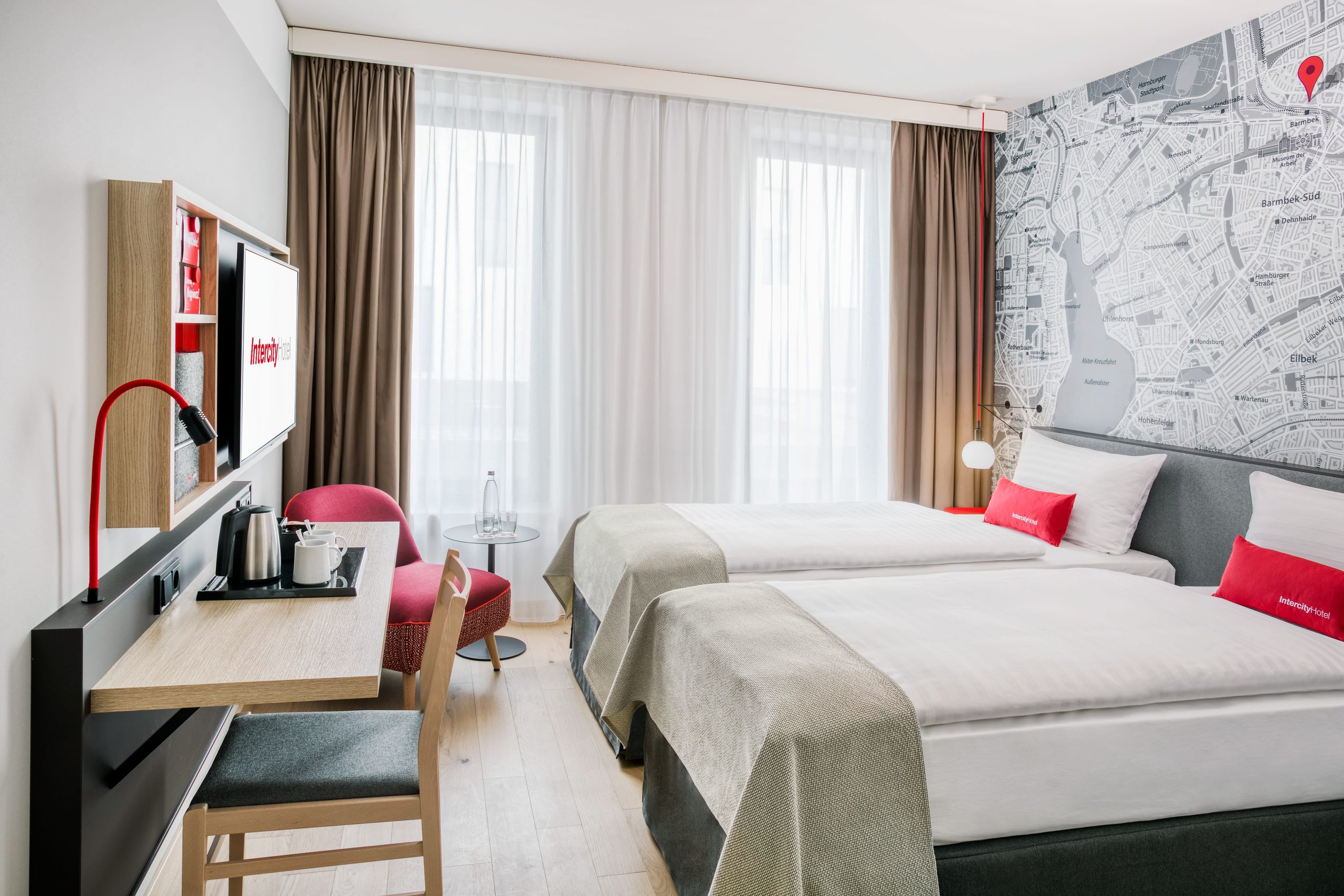 IntercityHotel Hamburg-Barmbek - Superior Twin Room med separata sängar