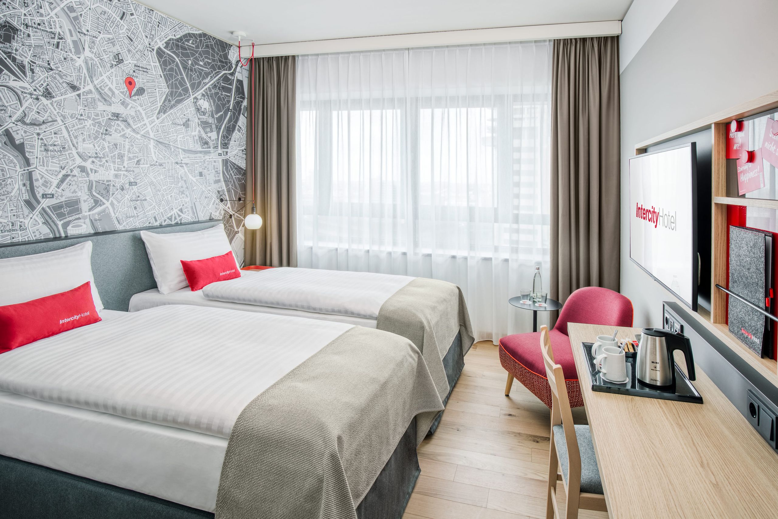 IntercityHotel Hannover Hovedbanegård East - Superior-dobbeltværelse med separate senge