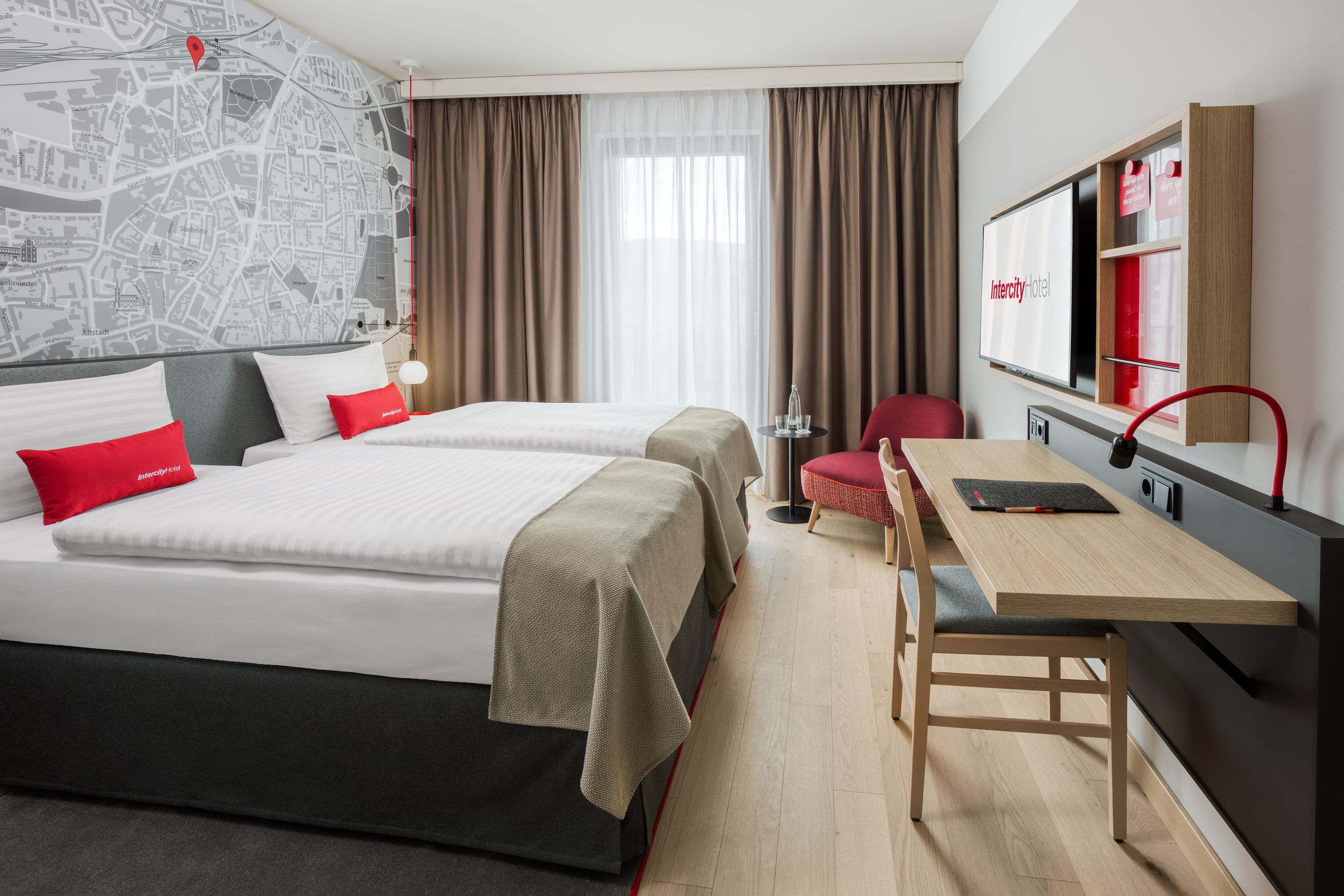 IntercityHotel Hildesheim - Business Twin Room com camas separadas