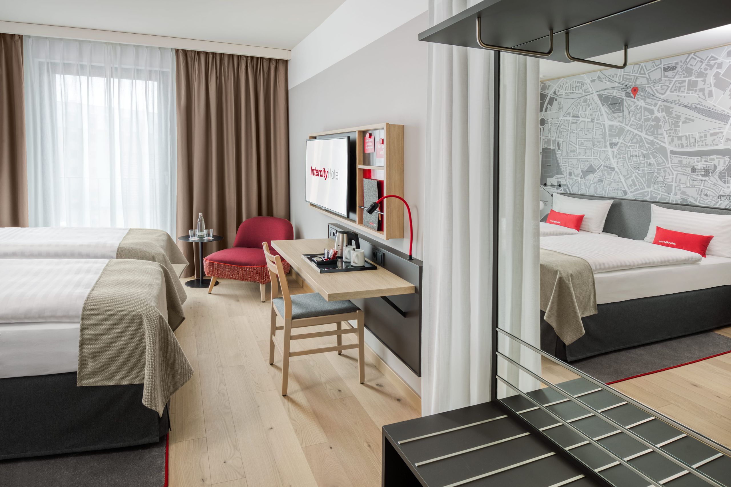 Hôtel à Hildesheim - IntercityHotel Hildesheim - Chambre twin supérieure avec lits séparés