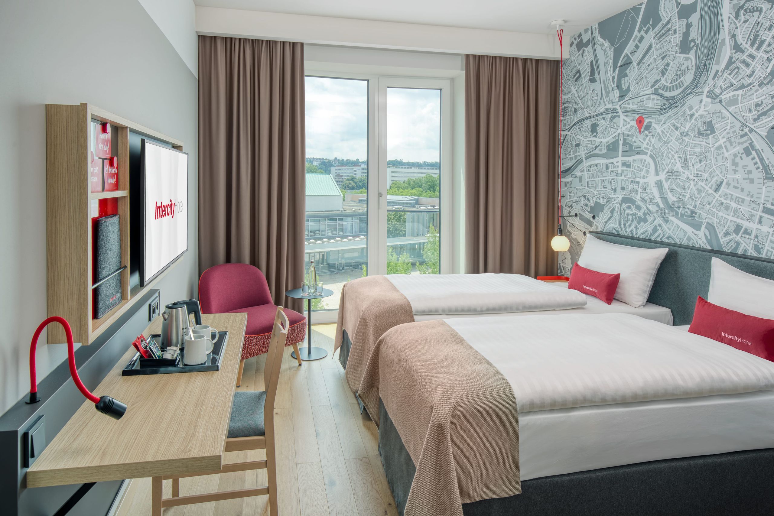 Hotel in Saarbrücken | IntercityHotel Saarbrücken - Superior Zimmer mit separaten Betten