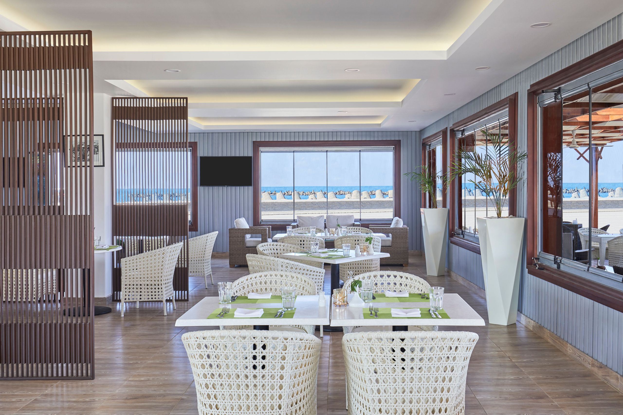 Steigenberger Hotel El Lessan - Ras El Bar - Egipto - Restaurante de praia
