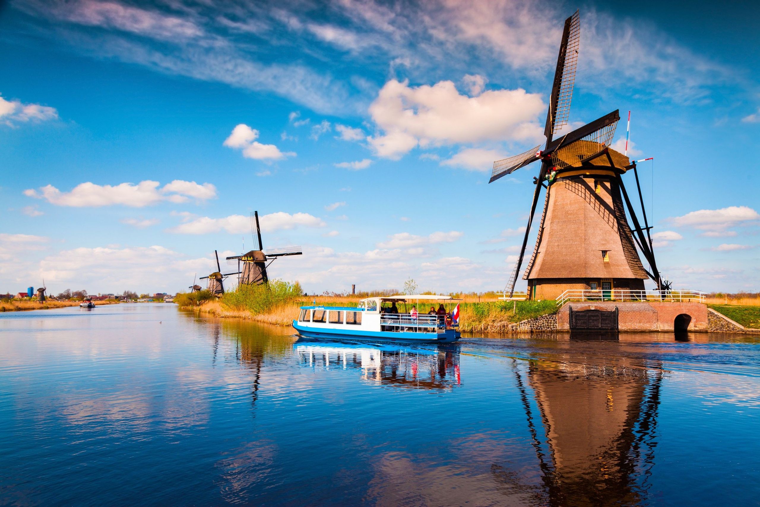 Windmühlen Reiseziele in den Niederlanden