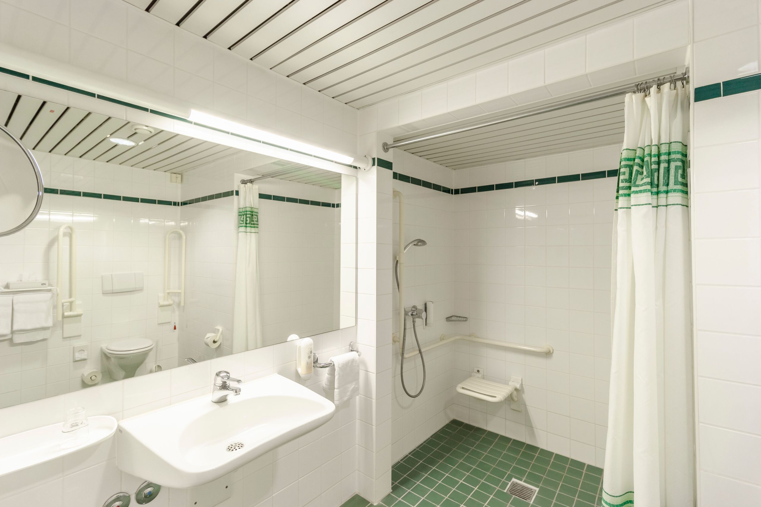 IntercityHotel Schwerin - Handicapped accessible bathroom
