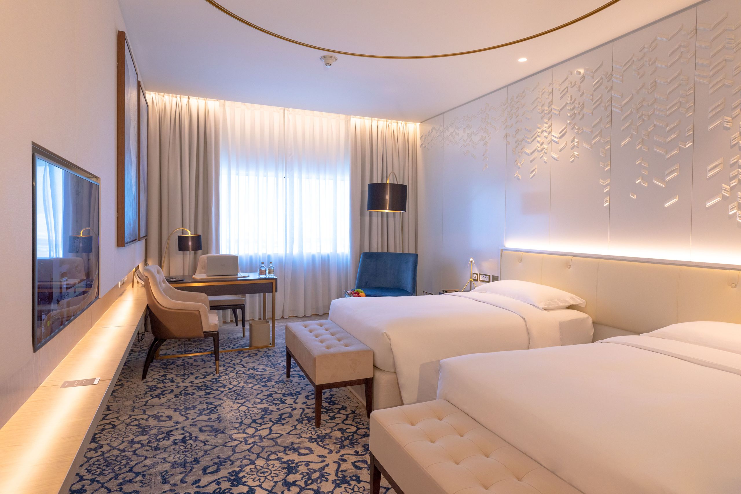 Hotel no Qatar - Steigenberger Hotel Doha - Quarto Premium Twin